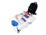 LINE2design Emergency Medical Stop Bleeding First Aid Kit, Tactical MOLLE Backpack Fully Stocked Rescue Kit