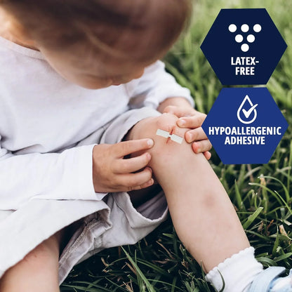 MedPride Adhesive Bandage, Butterfly Wound Closures Fabric, 1/2" x 2.75" Large, Sterile - 100/Box, Case of 24 (2400 Count)