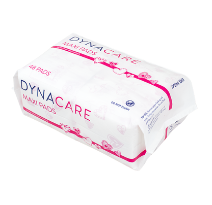 Dynacare Maxi Pads Ultra Thin with Wings, 48ea/bx, 2bxs/cs (96 Count)
