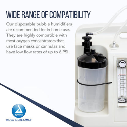 Dynarex Resp-02™ Disposable Bubble Humidifier (50 Count)