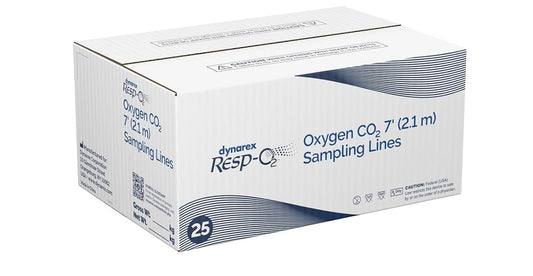 Dynarex EtCO2 w/ 7', 2.1 m - Sampling Line with Filter (25 Count)