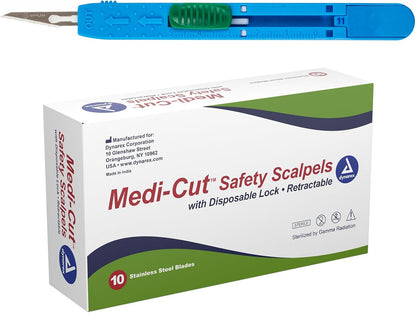 Dynarex Medi-Cut Safety Scalpels (10 Count)