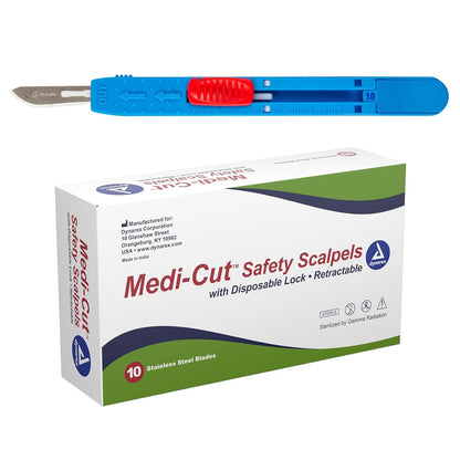 Dynarex Medi-Cut Safety Scalpels (10 Count)