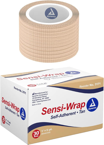 Dynarex Sensi Wrap, Self-Adherent, Tan