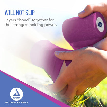 Dynarex Sensi Wrap, Self-Adherent - Latex Free, Assorted