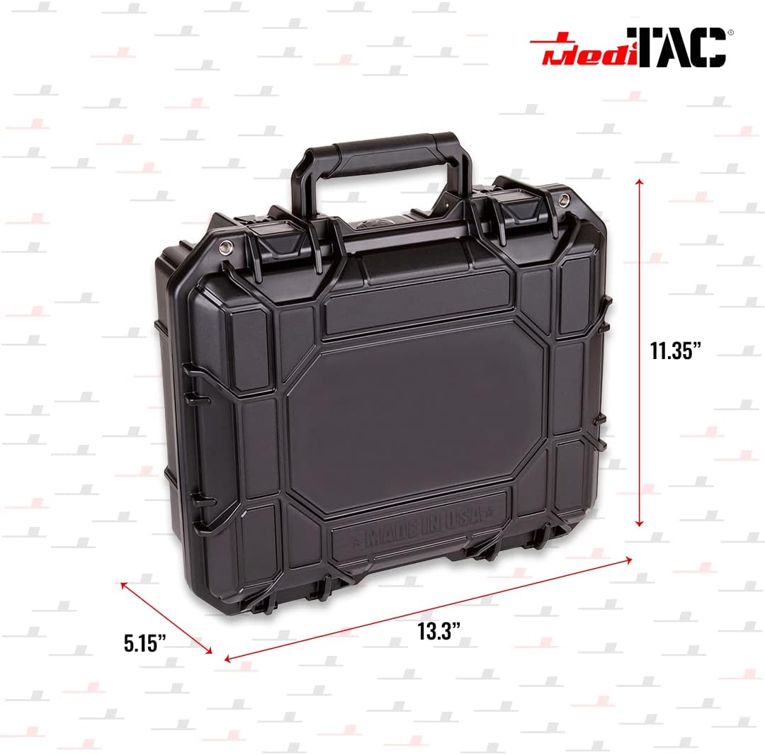 Fully Stocked Marine First Aid Medical Kit in Lightweight Waterproof Case