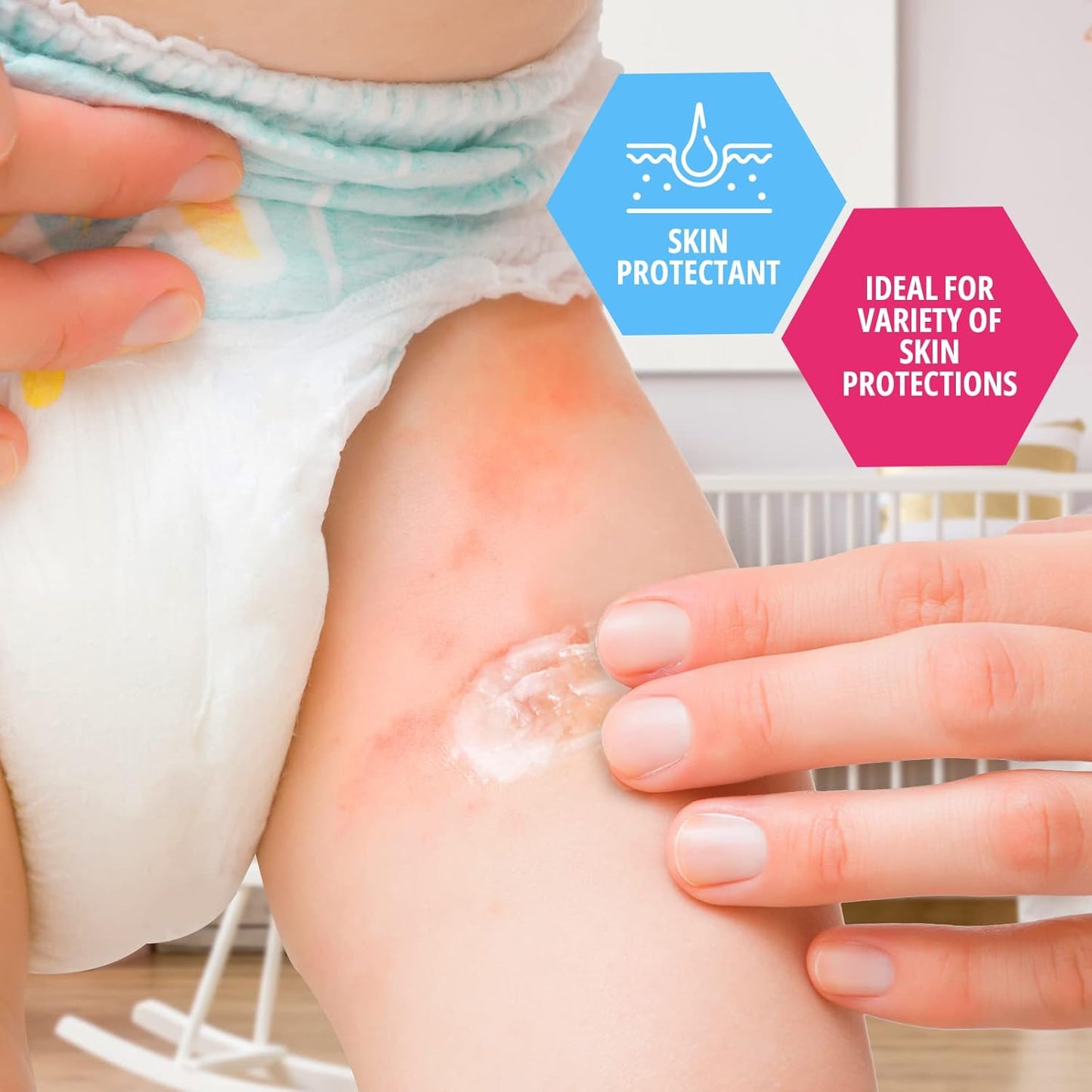 MedPride Petroleum Jelly With Fresh Baby Scent - Baby Pink, 13 oz - 24/cs. (24 Count)