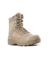 Kiwi Durable Sand Suede 6.5" Steel Toe Zipped Water Resistant Tactical Boots [R60200]