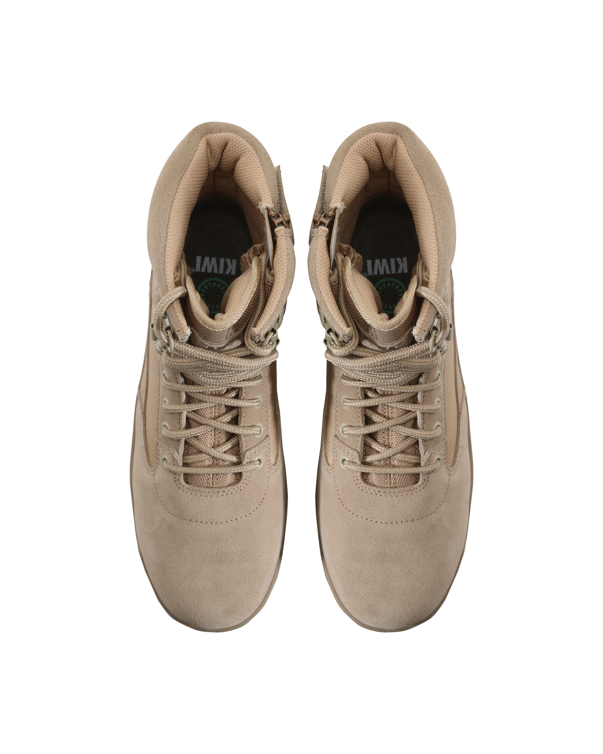 Kiwi Durable Sand Suede 6.5" Composite Toe Zipped Water Resistant Tactical Boots [R68200]