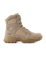 Kiwi Rugged Sand Suede 7" Steel Toe Zipped Water Resistant Tactical Boots [R60400]