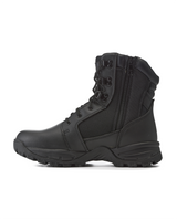 Kiwi Rugged Black Action Leather 7" Steel Toe Zipped Water Resistant Tactical Boots [R60500]