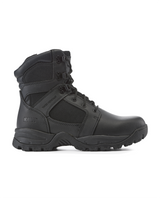Kiwi Rugged Black Action Leather 7" Zipped Water Resistant Tactical Boots [R62300]