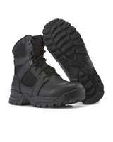 Kiwi Rugged Black Action Leather 7" Steel Toe Zipped Water Resistant Tactical Boots [R60500]