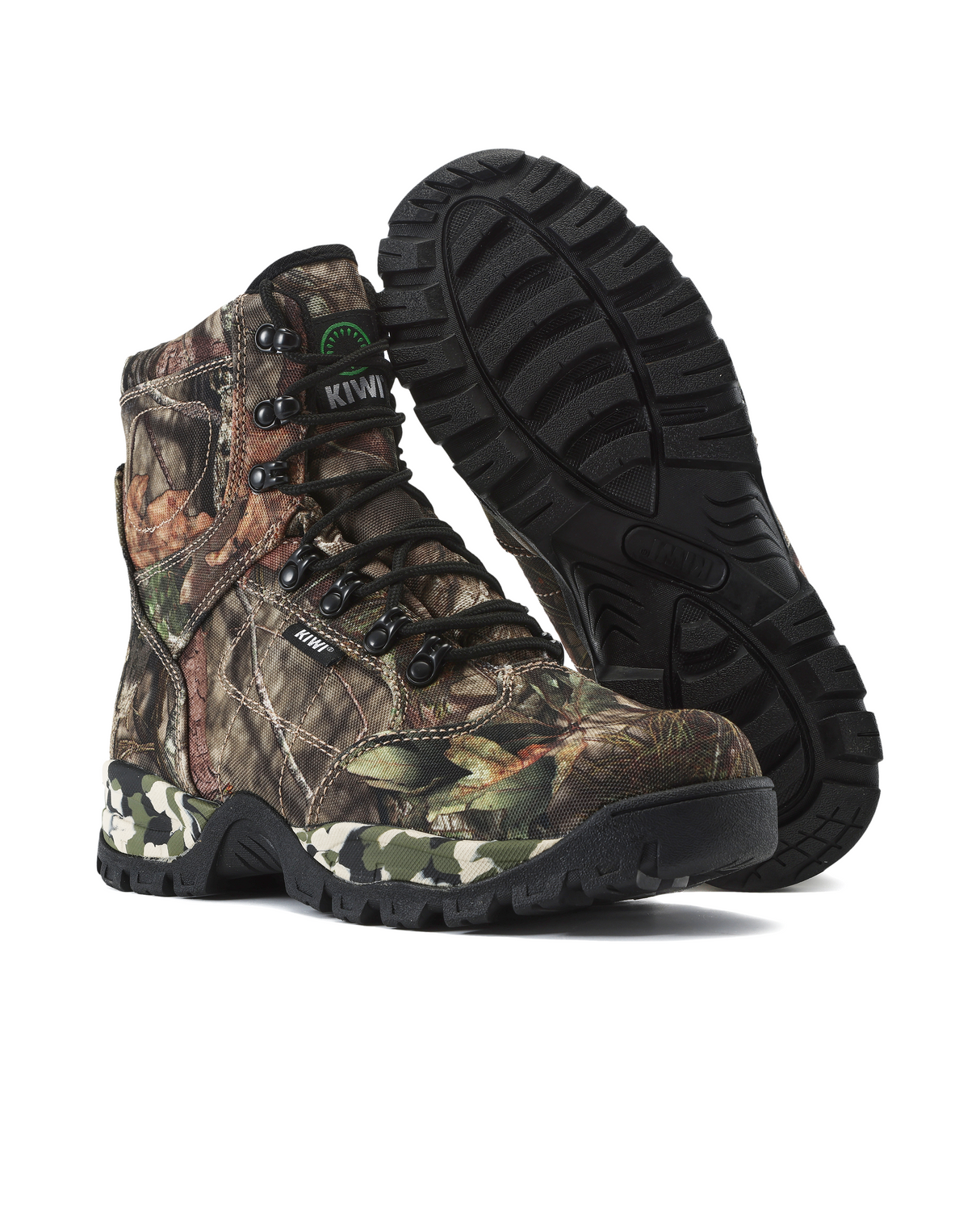 Kiwi Rugged Camo Nylon 7" Steel Toe Waterproof Tactical Boots [R60600]