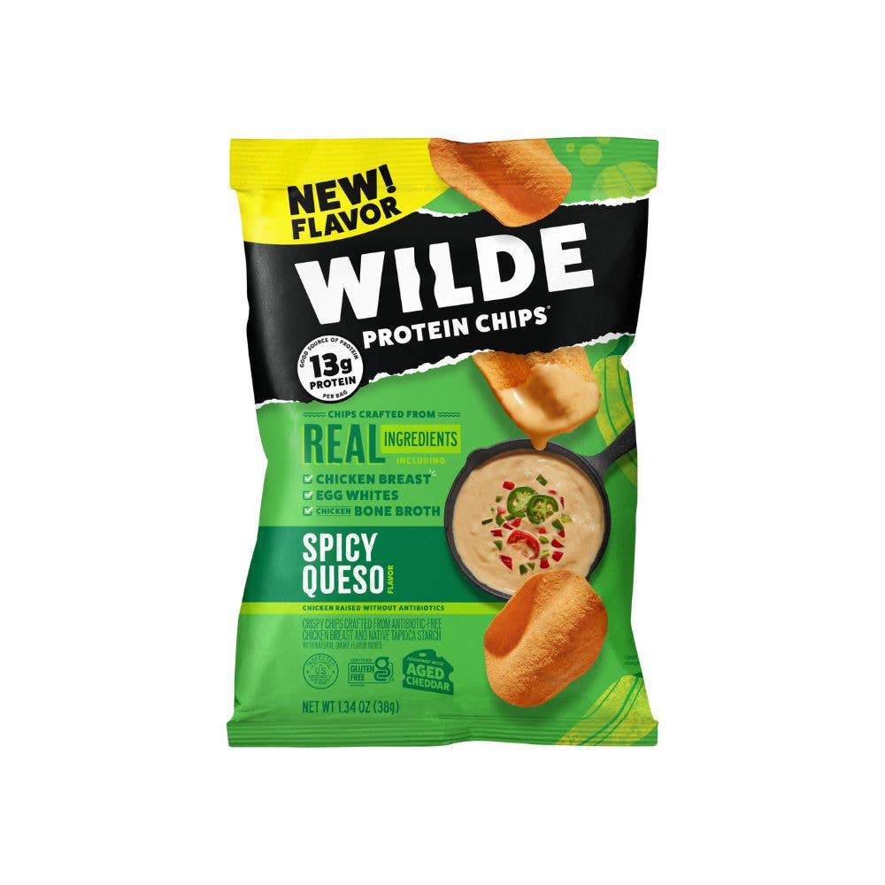 Wilde Spicy Queso Protein Chips