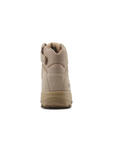 Kiwi Rugged Sand Suede Mid-Cut 6" Steel Toe Zipped Water Resistant Tactical Boots [R60000]