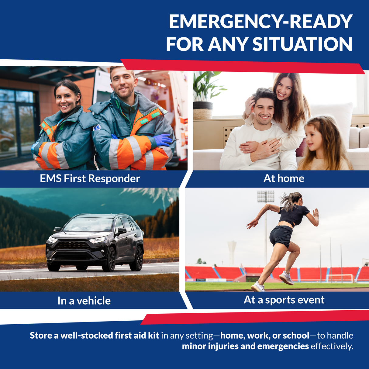 Fully Stocked First Responder Trauma Kit