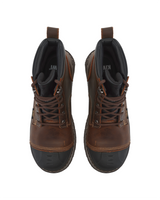 Kiwi Premium Brown Crazy Horse 6" Steel Toe Waterproof Cap-Toe Work Boots [R64100]
