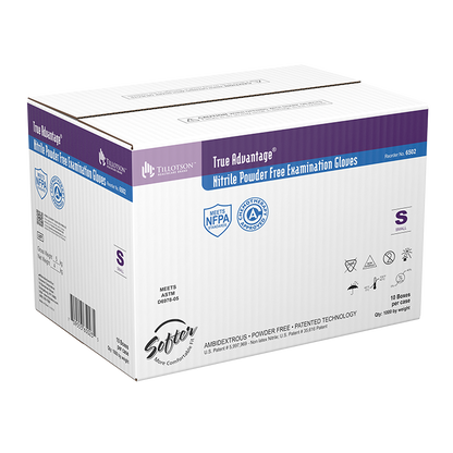 Dynarex True Advantage Nitrile Exam Gloves - 100ea/bx, 10bxs/cs (1000 Count)
