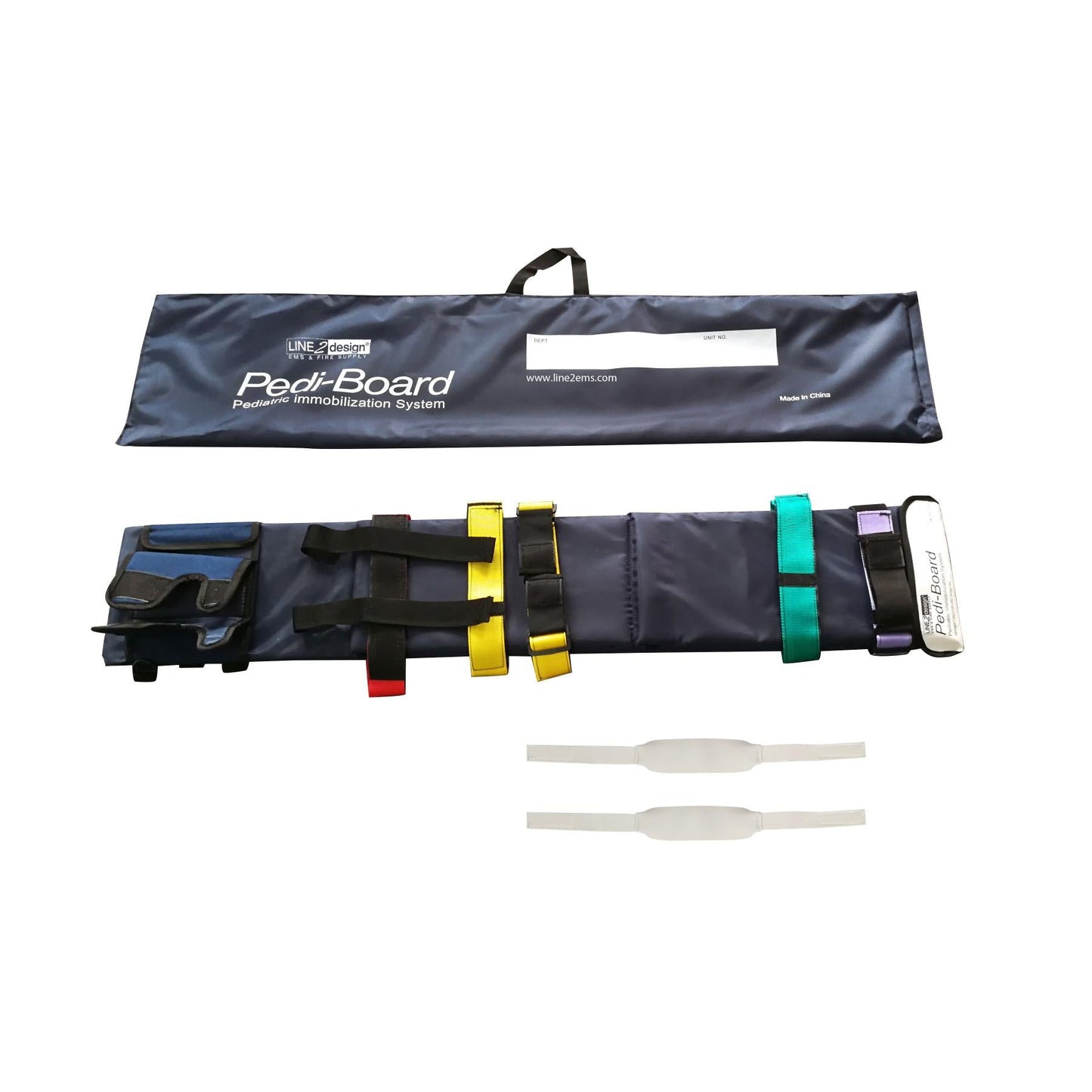 LINE2design Pediatric Spinal Immobilization Backboard Medical EMS Emergency Pediatric Support Board