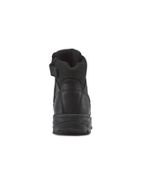 Kiwi Rugged Black Full Grain Leather Mid-Cut 6" Steel Toe Zipped Waterproof Tactical Boots [R60300]