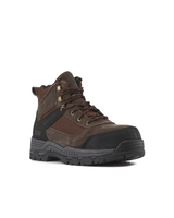 Kiwi Trek Brown Suede/Nylon 5" Composite Toe Water Resistant Work Boots [R68500]