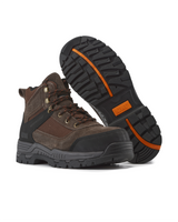 Kiwi Trek Brown Suede/Nylon 5" Steel Toe Water Resistant Work Boots [R63400]