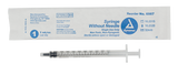 Dynarex Syringe without Needle - Non Toxic - Luer Slip, 1cc - 100ea/bx, 10bxs/cs (1000 Count)