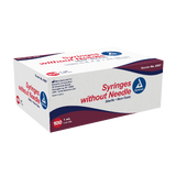 Dynarex Syringe without Needle - Non Toxic - Luer Slip, 1cc - 100ea/bx, 10bxs/cs (1000 Count)