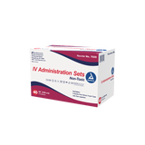 Dynarex IV administration set - 10 drops 98" (40 Count)