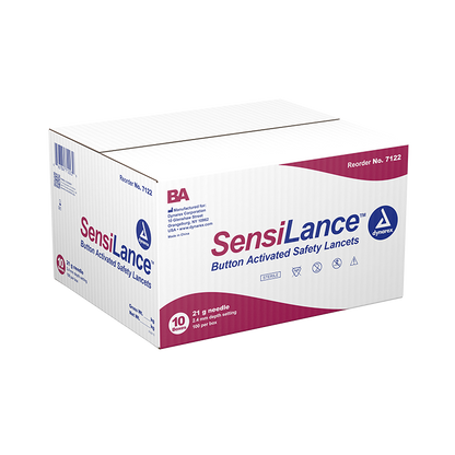 Dynarex Safety Lancets - Button and Pressure (1000 Count)