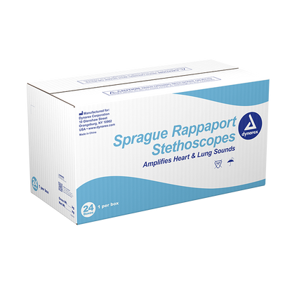 Dynarex Sprague Rappaport Stethoscope - 20ea/cs (20 Count)