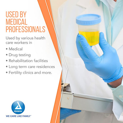 Dynarex Specimen Containers, 4 oz. Sterile (100 Count)