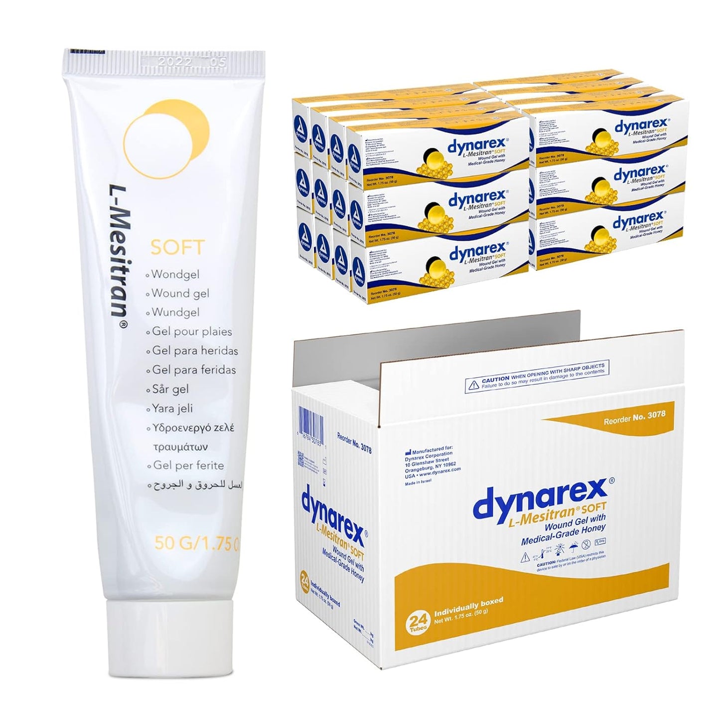 Dynarex L-Mesitran Soft, 1.75 oz. Tube, 24tube/case (24 Count)