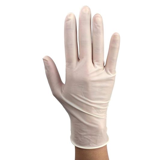 Dynarex AccuTouch Latex Exam Gloves - 100ea/bx, 10bxs/cs (1000 Count)
