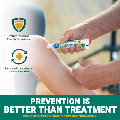 MedPride Triple Antibiotic Ointment - 1oz. Tubes - Indv. Boxed - Case of 72