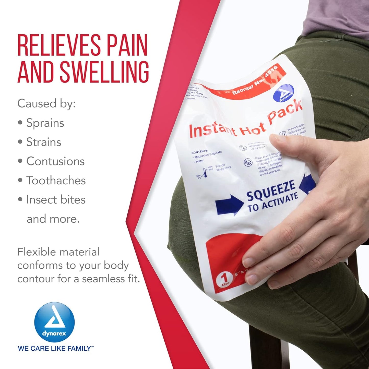 Dynarex Instant Hot Pack (24 Count)