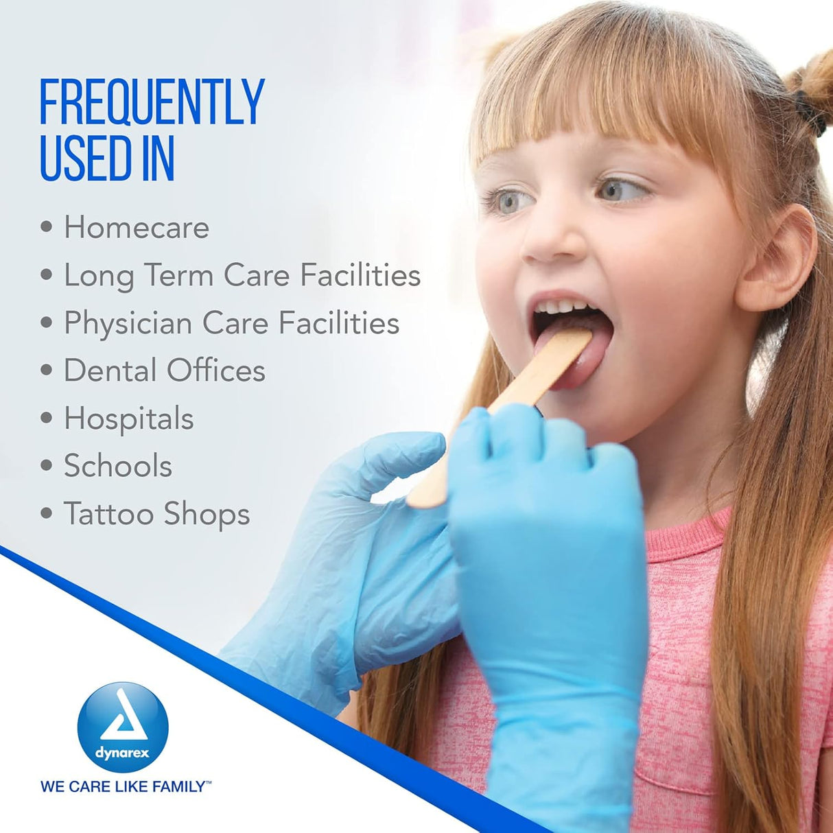 Dynarex Tongue Depressors Wood - Sterile, 100ea/bx, 10bxs/cs (1000 Count)