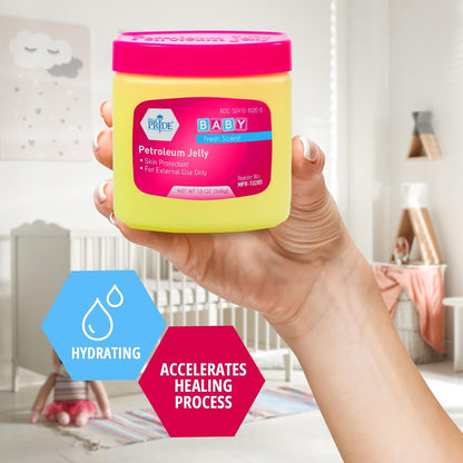 MedPride Petroleum Jelly With Fresh Baby Scent - Baby Pink, 13 oz - 24/cs. (24 Count)