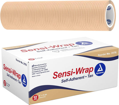 Dynarex Sensi Wrap, Self-Adherent, Tan