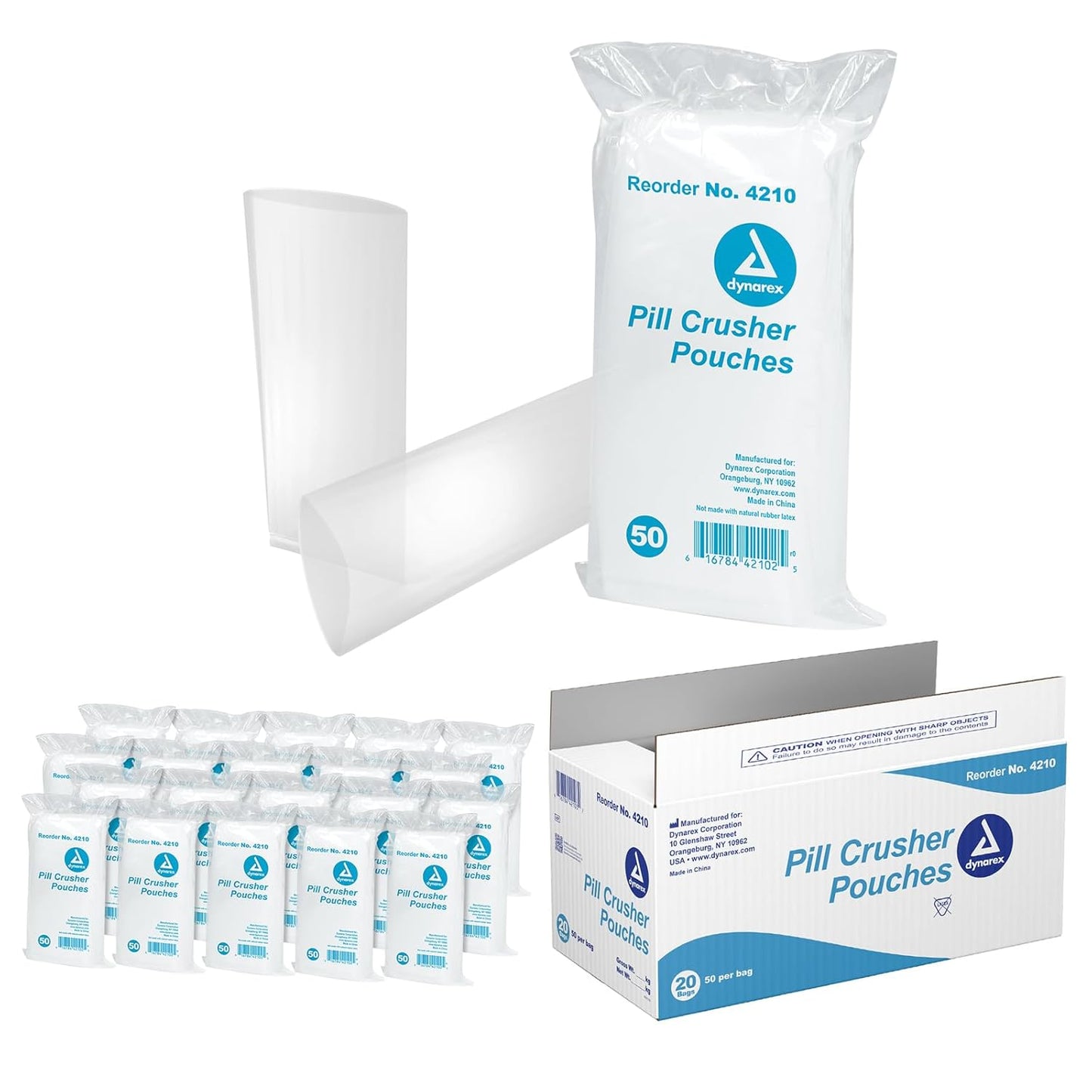 Dynarex Pill Crusher Pouch (1000 Count)