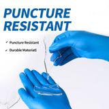 Basic Medical Synmax Nitrile-Vinyl blend Blue Exam Gloves Powder Free, Latex Free 1000 count