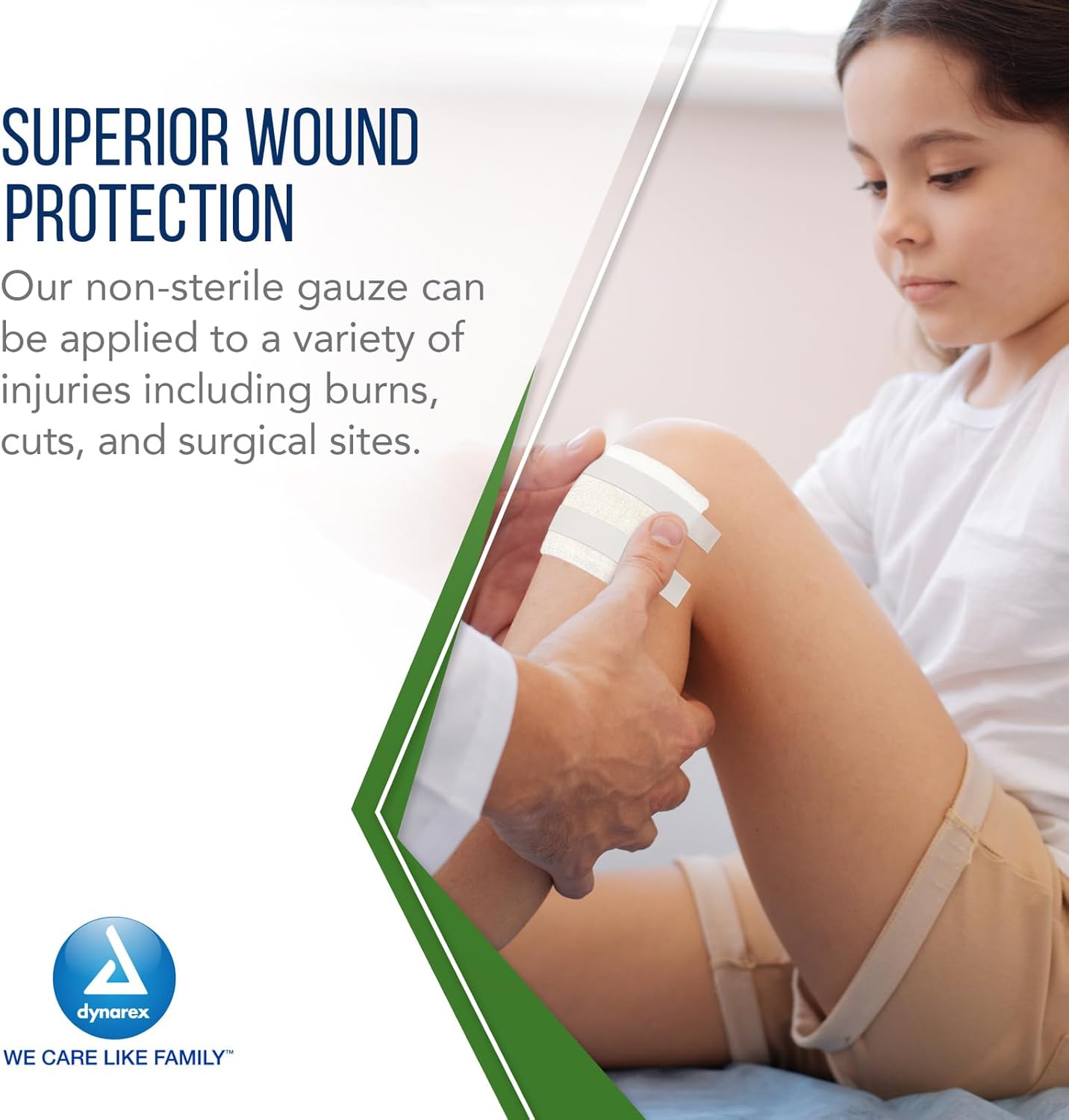 Dynarex Advantage Surgical Sponges, 4" x 4" 12 Ply - 200ea/bx, 10bxs/cs (2000 Count)