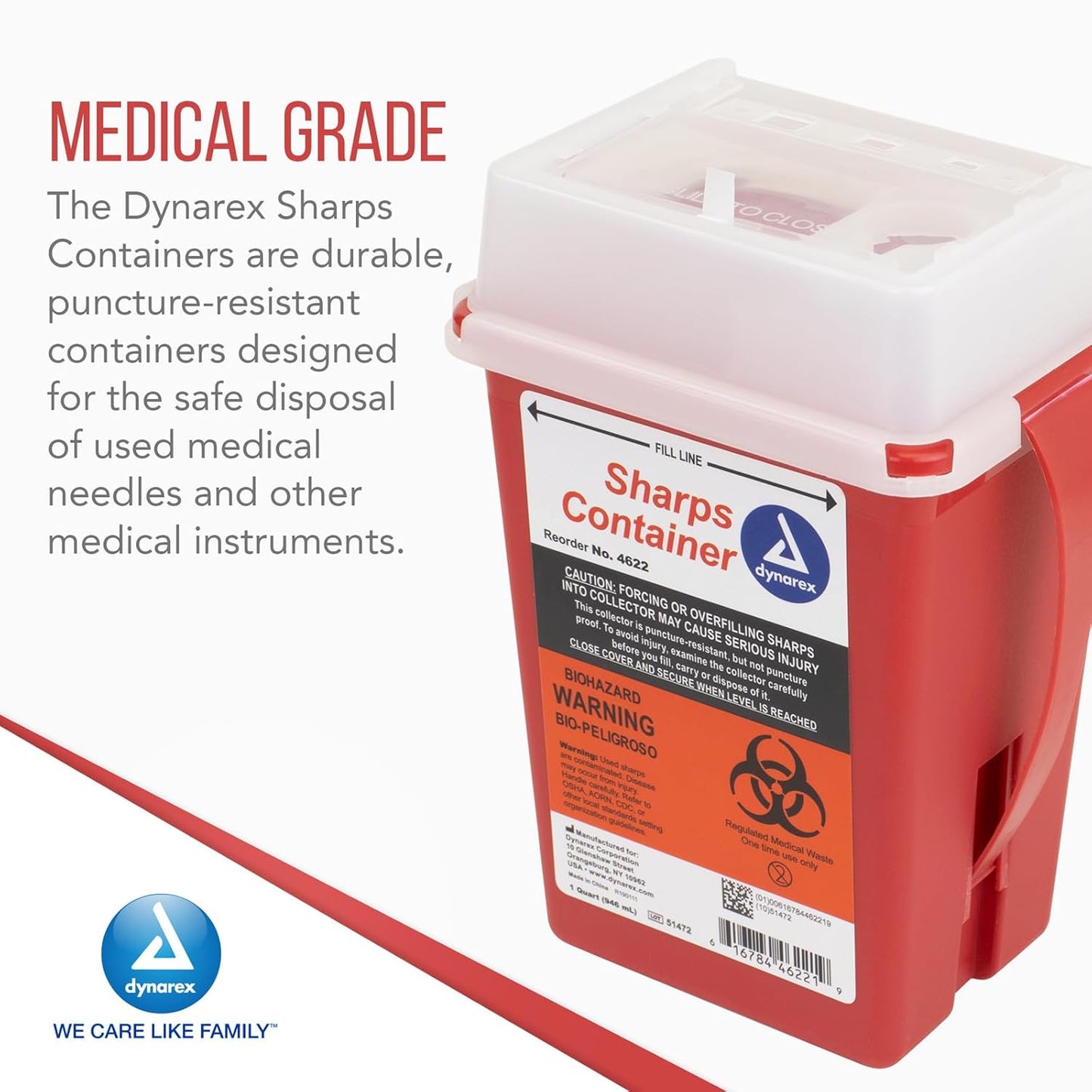 Dynarex Sharps Containers