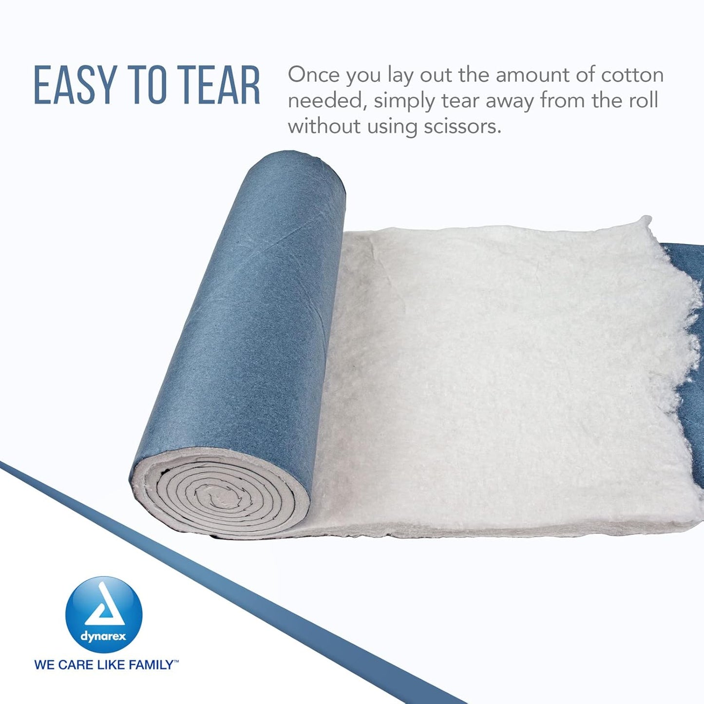 Dynarex Cotton Rolls, 1 lb. - 25ea/case (25 Count)