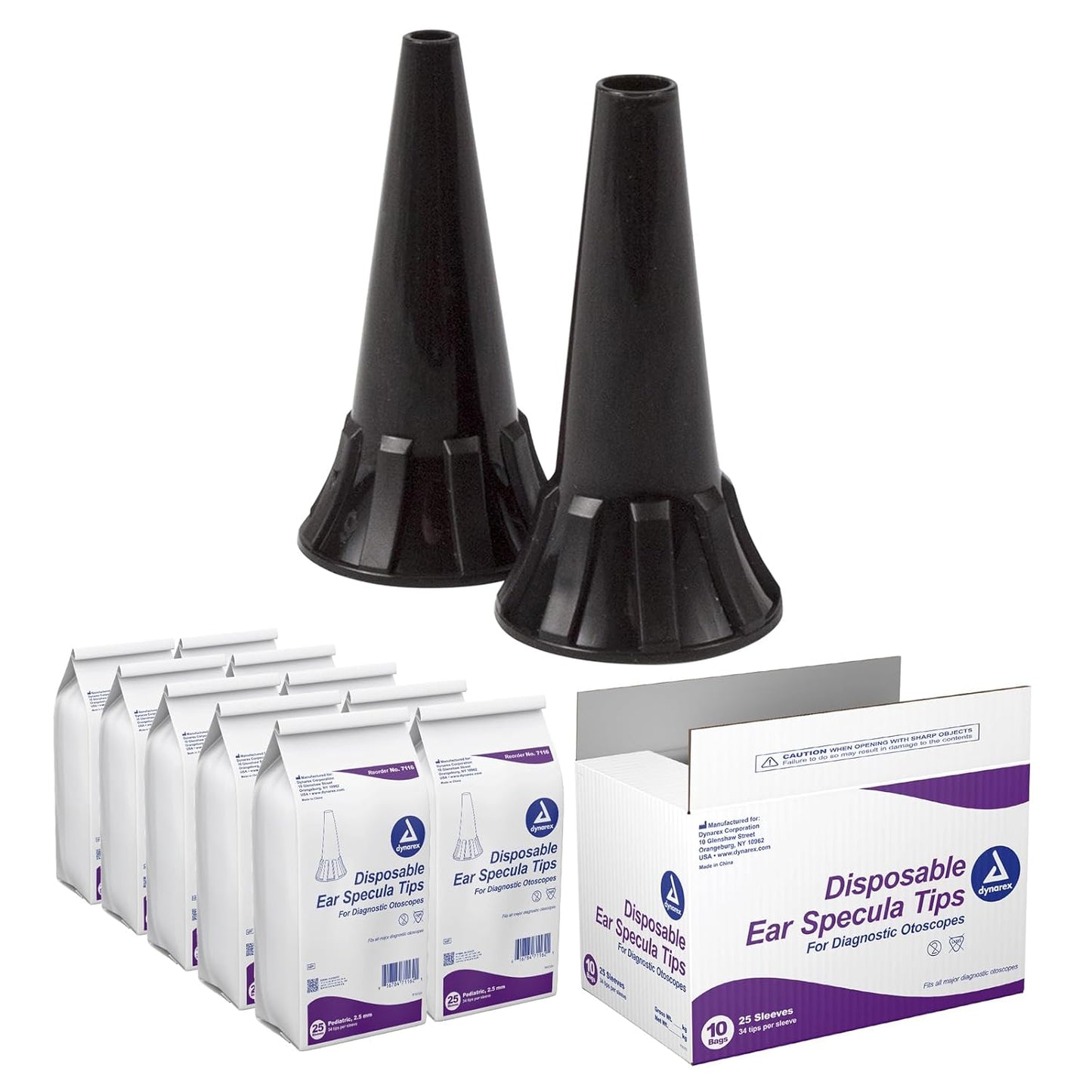 Dynarex Ear Specula Tips (8500 Count)