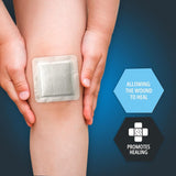 Medpride 4" x 4" Waterproof Adhesive Border Foam Wound Dressing, 10/Pack, Case of 20 (200 Count)