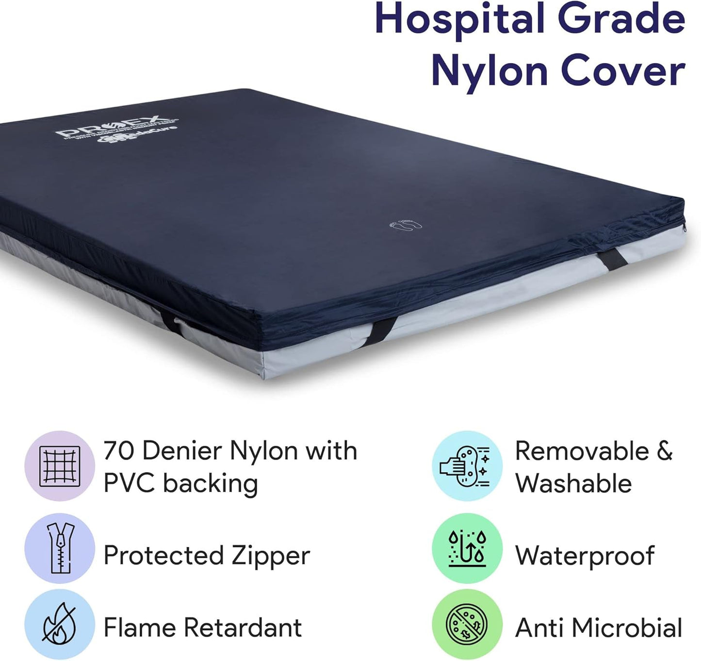 PROEX 3 Pressure Redistribution Foam Hospital Mattress by MedaCure