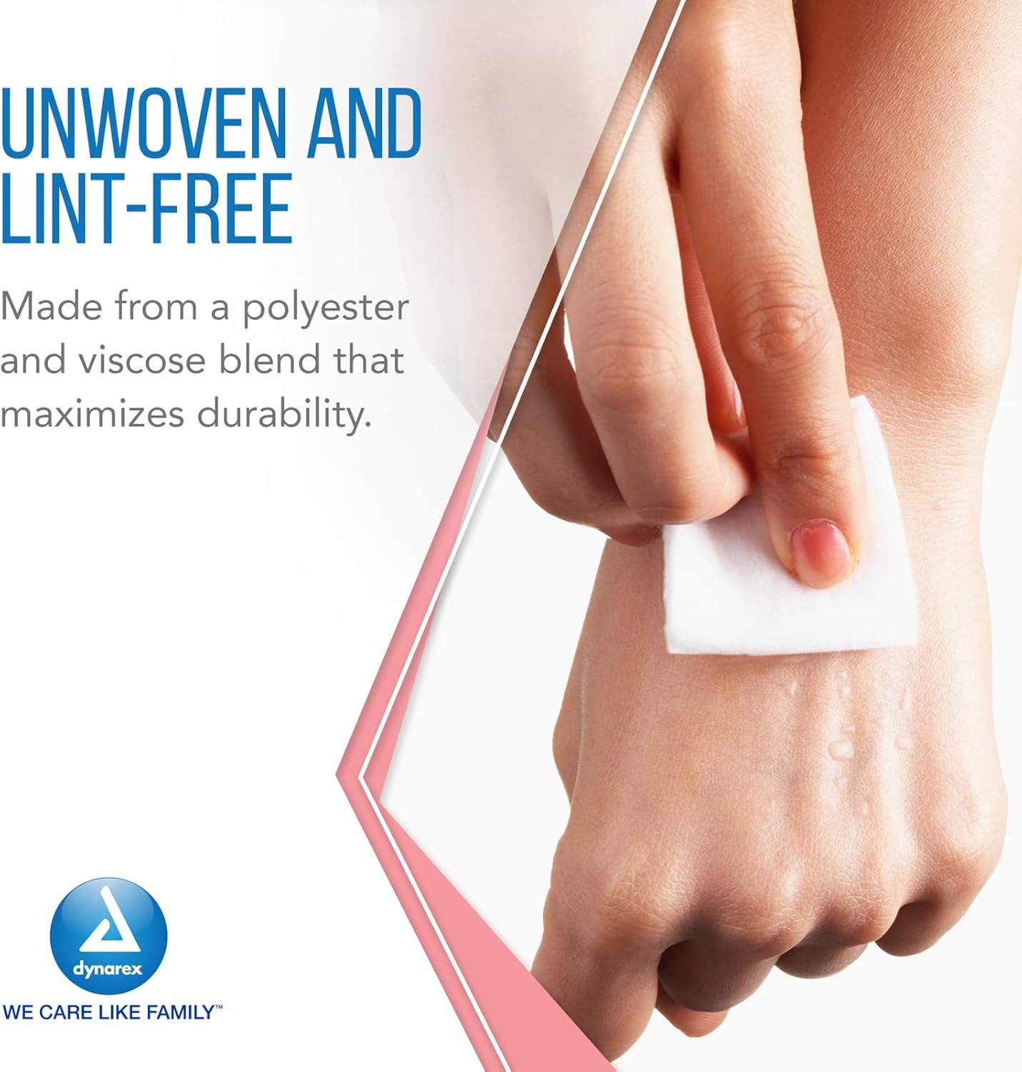 Dynarex Non-Woven Sponge, 3" x 3" 4 Ply   200ea/bx, 20bxs/cs (4000 Count)