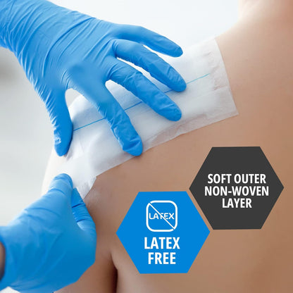 MedPride Extra Absorbent Abdominal Pad - 5x9 - Sterile - 50/box, Case of 12 (600 Count)